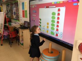 👍Primary were so excited with their new Interactive White Board 👍