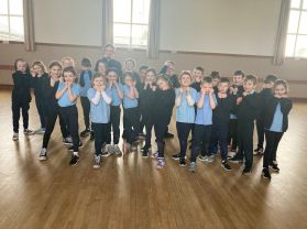 P4 enjoy their first session of Boxercise 🥊