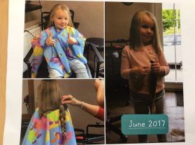 Lilly Watson donates her beautiful hair to Little Princess Charity. ⭐️⭐️⭐️⭐️