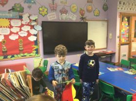 P2/3 Snuggling up and reading