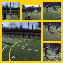 Enjoying PE in the sun