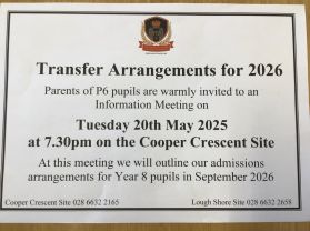 P6 Transfer Information