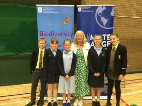 👍Past pupils Aimee -Leigh and James continue the Eco journey in their school👍