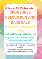 Colour Run and Bake Sale 