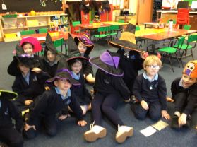 P2 loved writing spells!!!