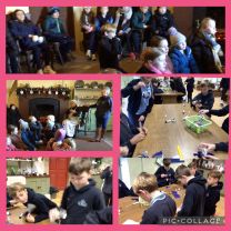 P6 Victorian Christmas Crafts at Florencecourt.
