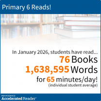 Primary 6 working hard on their reading.