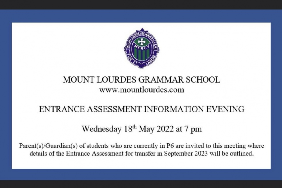 Mount Lourdes Entrance Information Evening P6